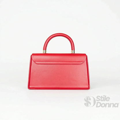 Herisson Firenze Mini Satchel con Top Handle in Ecopelle e Hardware Oro