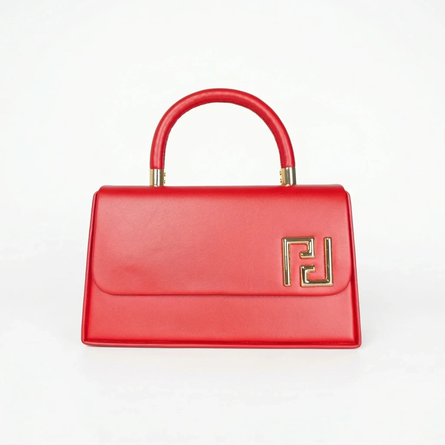 Herisson Firenze Mini Satchel con Top Handle in Ecopelle e Hardware Oro