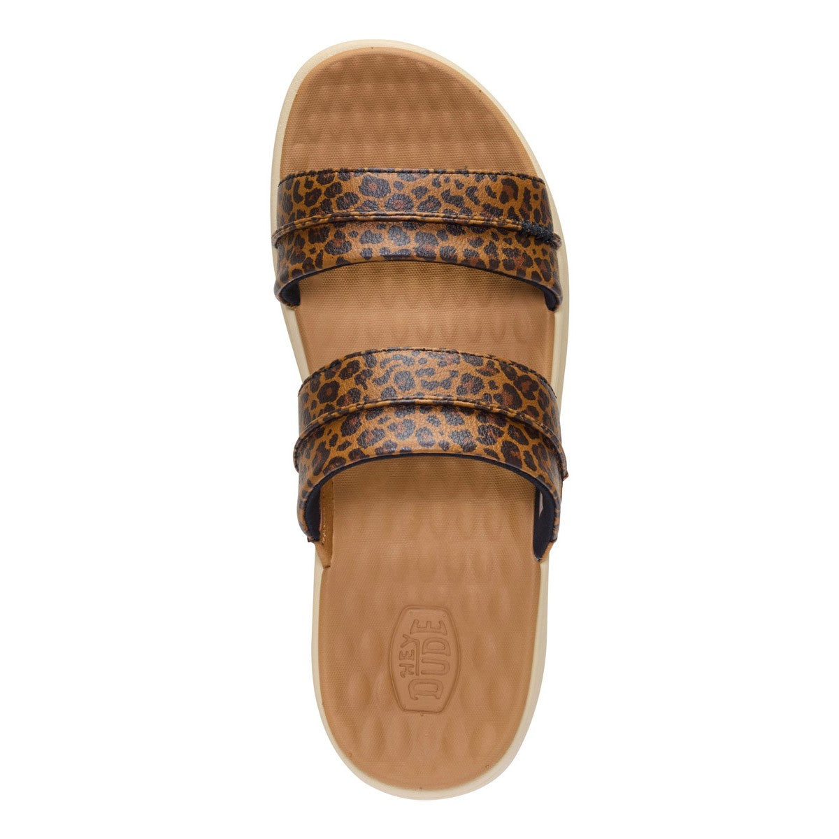 Hey Dude Austin Slide Classic Donna Tan Leopard - 45256-2LB