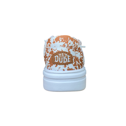 Hey Dude scarpa con tomaia in tela da donna Wendy rise animal 43780-94S bianco-multi