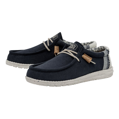 Hey Dude Scarpe Casual Uomo Blu - Wally Break Stitch 40015-410