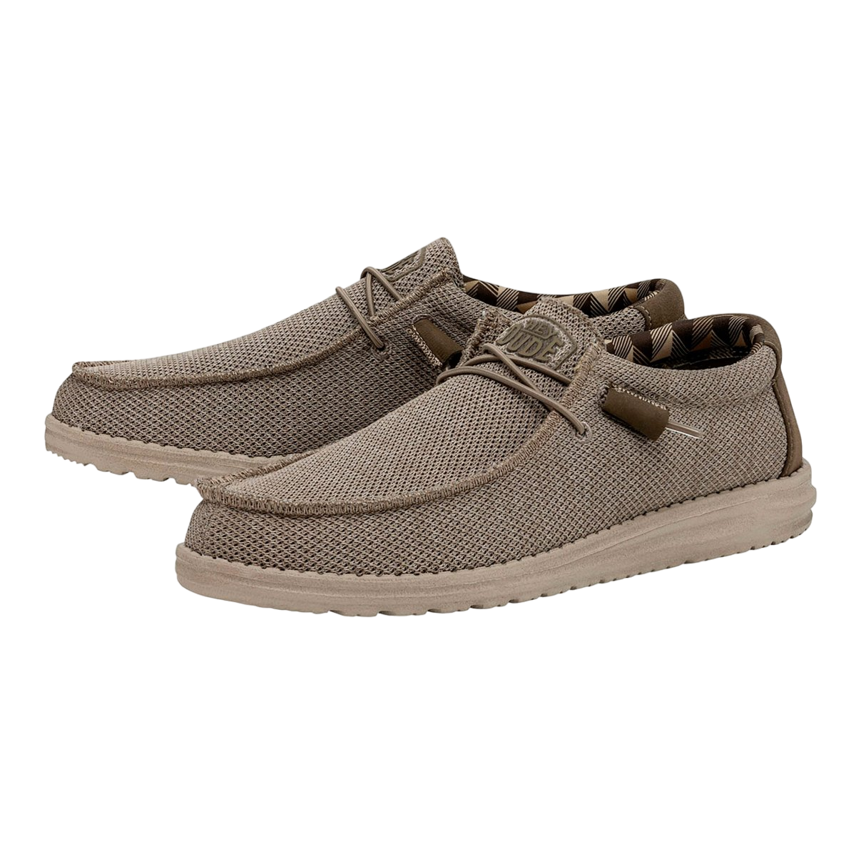 Hey Dude Wally Sox Stitch 40019-205 Mocassino Uomo Beige