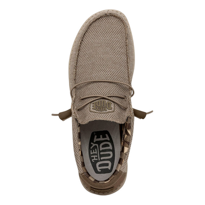 Hey Dude Wally Sox Stitch 40019-205 Mocassino Uomo Beige