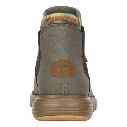 Hey Dude stivaletto da uomo Branson Classic 42065-3N0 verde oliva