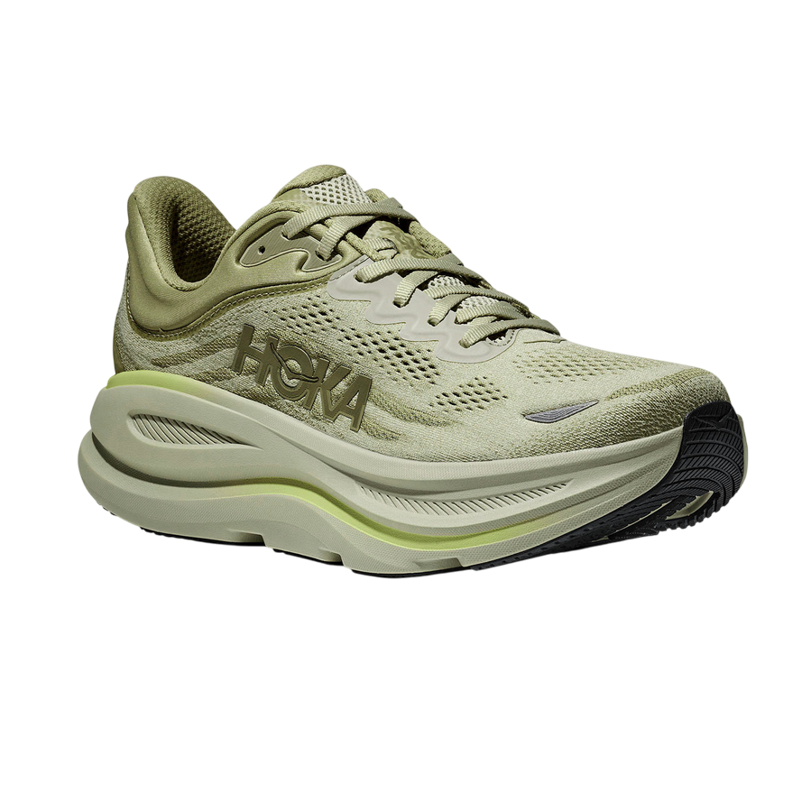 HOKA Bondi 9 Scarpe Running Uomo Verde Beige - 1162011/GSSL