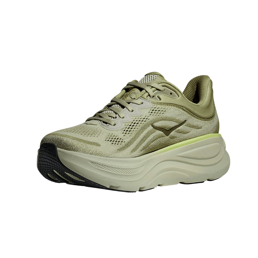 HOKA Bondi 9 Scarpe Running Uomo Verde Beige - 1162011/GSSL