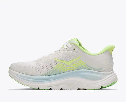 Hoka Clifton 11 Scarpa Running Donna Bianco Giallo Neon - 1176573-FYZ