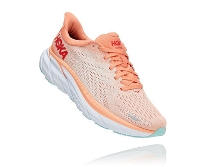 Hoka One One Clifton 8 1119394 Donna Cantaloupe Silver Peony