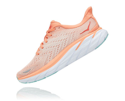 Hoka One One Clifton 8 1119394 Donna Cantaloupe Silver Peony