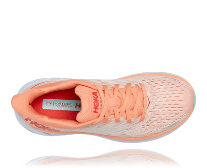 Hoka One One Clifton 8 1119394 Donna Cantaloupe Silver Peony