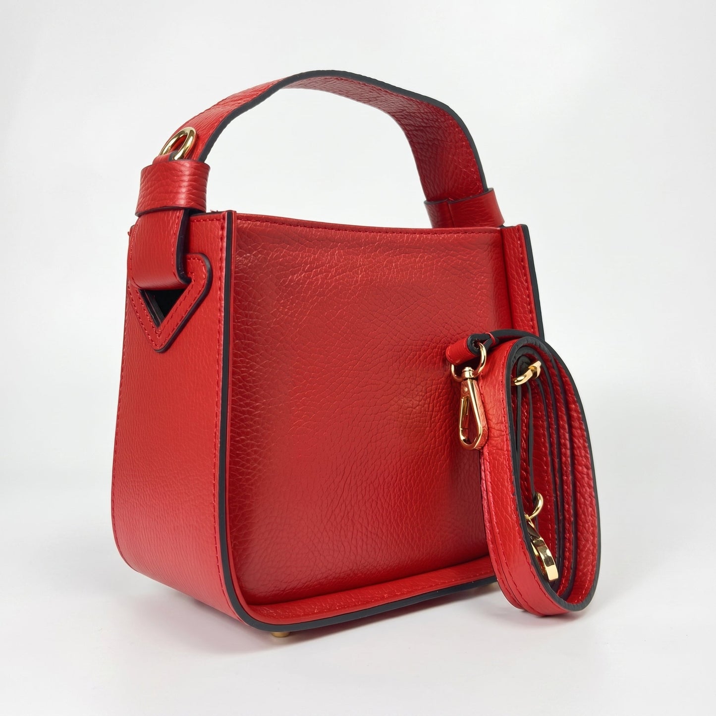 Stile Donna Bags - Holo Borsa a Mano in Vera Pelle
