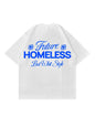 Homeless White T-Shirt 100% Cotton Made in Italy