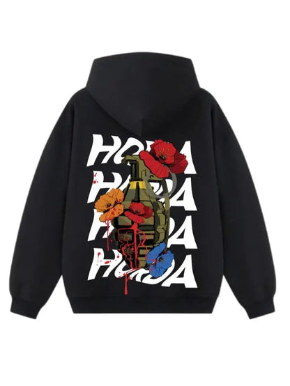 Hoodie Bomb Boxy Fit 460g 100% Cotone Oversize