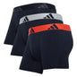 Adidas Underwear Active Flex Cotton Boxer Briefs KL1952 - 3 Pack