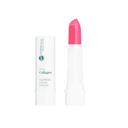 HypoAllergenic Collagen Plumping Color Lipstick Rossetto Vegano