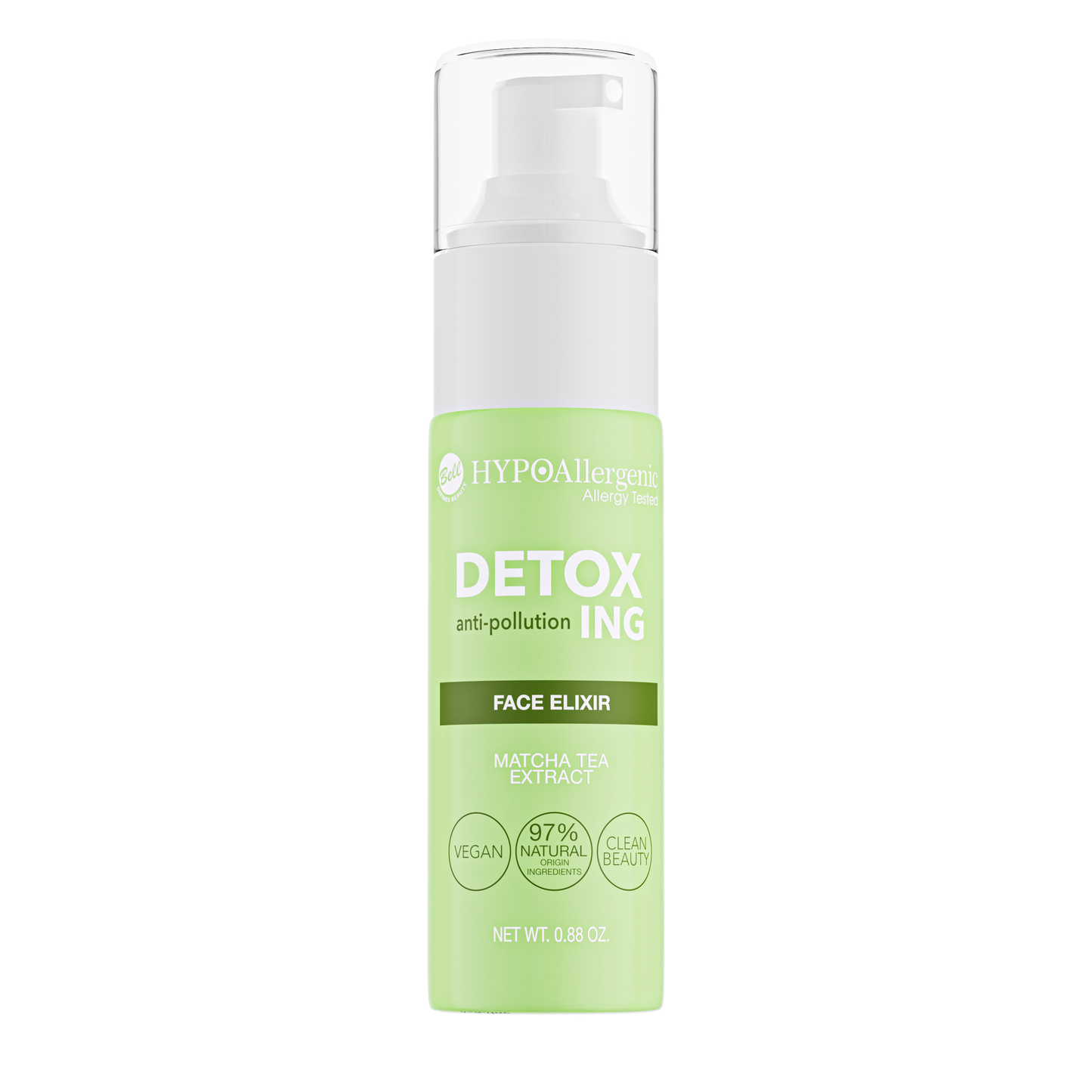 HypoAllergenic DetoxIng Face Elixir Siero Viso Antiossidante Giorno 25 ml