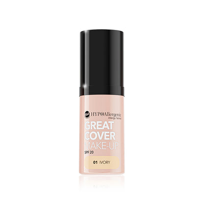 HypoAllergenic Great Cover Make Up Fondotinta Mousse Alta Copertura SPF20 20 gr