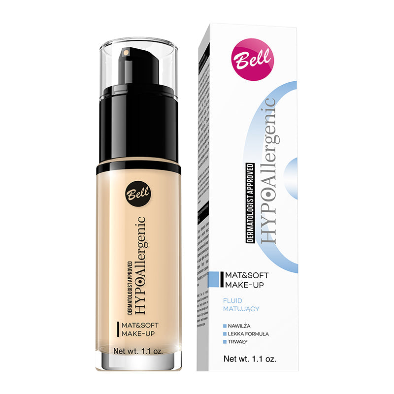 HypoAllergenic Mat & Soft Make Up Fondotinta Opaco 30 gr