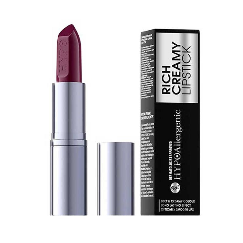 HypoAllergenic Rich Creamy Lipstick Rossetto Cremoso Lucido