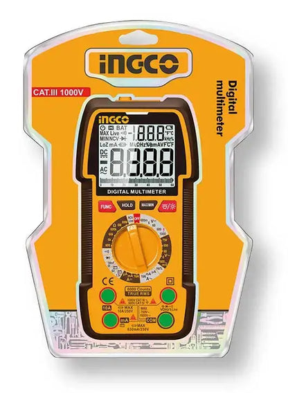Digitales Multimeter Ingco 1000V True RMS mit Hintergrundbeleuchtung