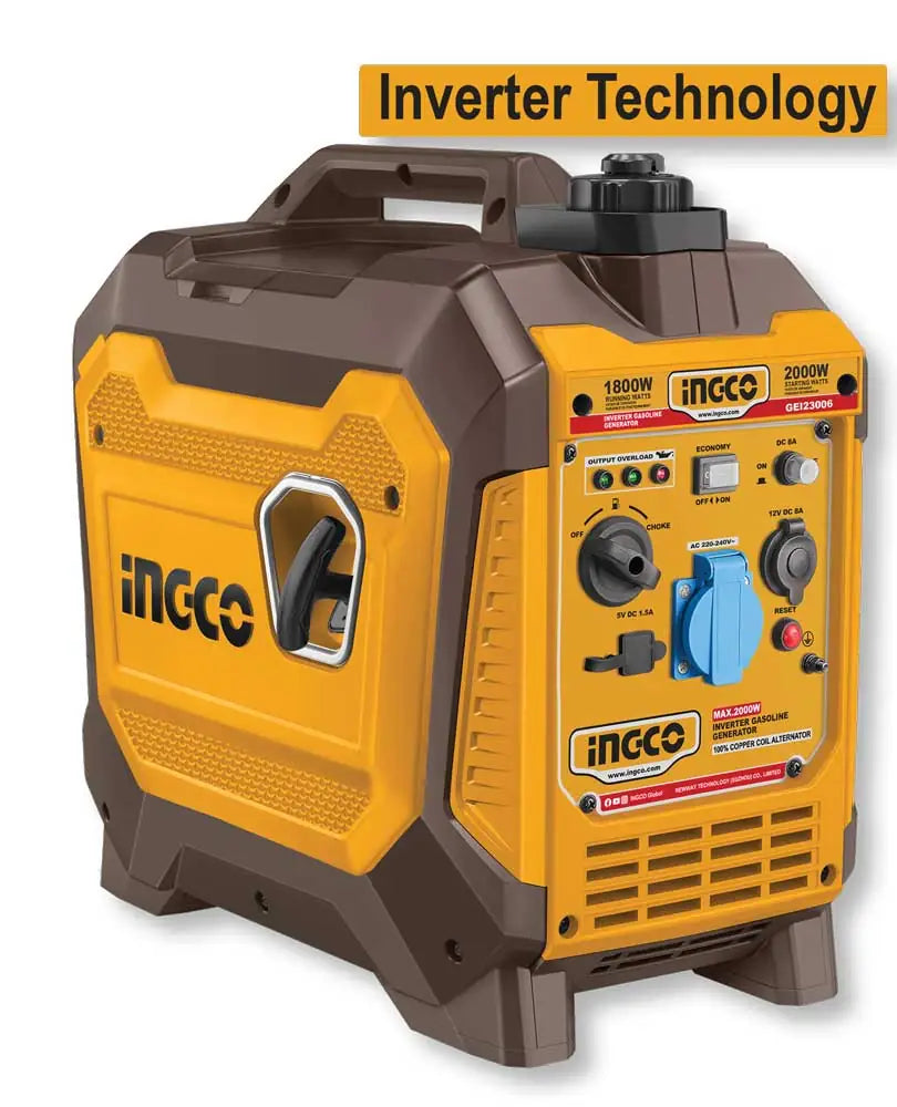INGCO 2kW Benzin-Invertergenerator – Einzylinder 4-Takt OHV