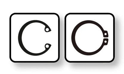 Set 4 Pinze per Anelli Elastici 125 mm con Borsetta