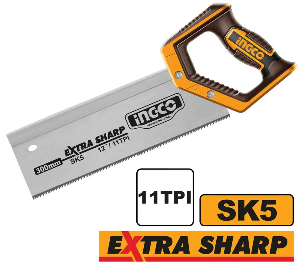 INGCO Paneelsäge 300 mm – SK5 11TPI – extra scharf für Feinschnitt