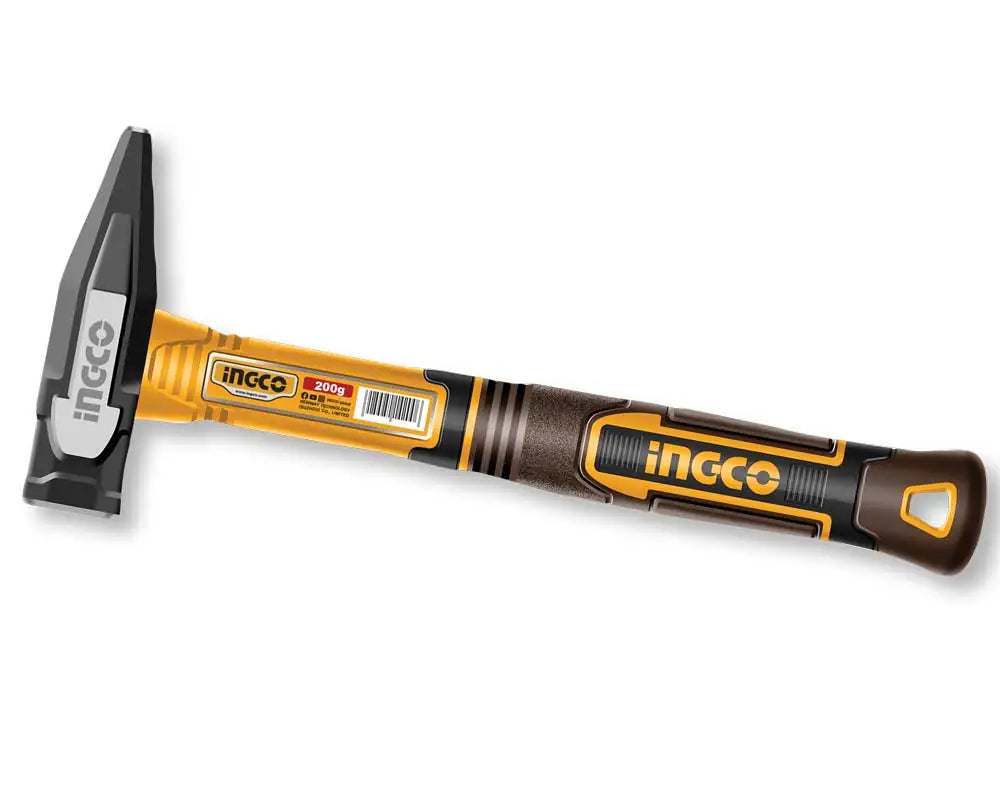 INGCO Hammer Deutsch 500g – Glasfasergriff und geschmiedeter Kopf