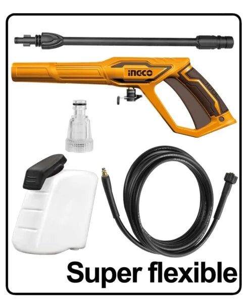 Pressure Washer 2000W 160 Bar – Accessories included, 5m hose