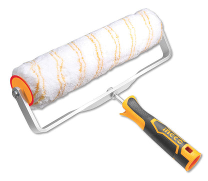 Rullo microfibra 305mm con manico Ingco, 12mm, per interni