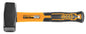 INGCO 1000g Club Hammer – Forged steel head, fiberglass handle