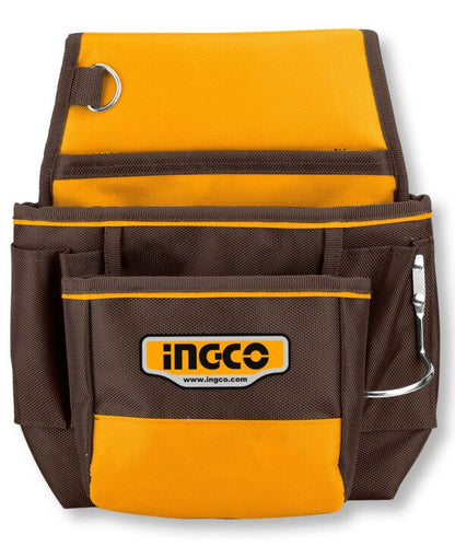 Fodero portautensili con 10 tasche e portamartello - Ingco
