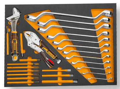 Carrello Portattrezzi 7 Cassetti con 328 Pezzi – Set Completo di Chiavi, Bussole e Utensili