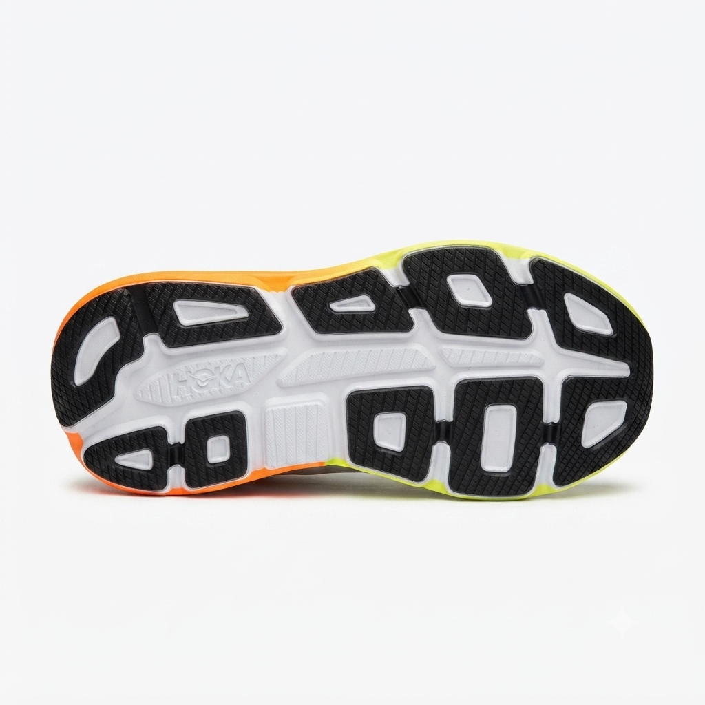 Hoka One One Scarpa Running Uomo Bondi 9 1162011/WNG Bianco