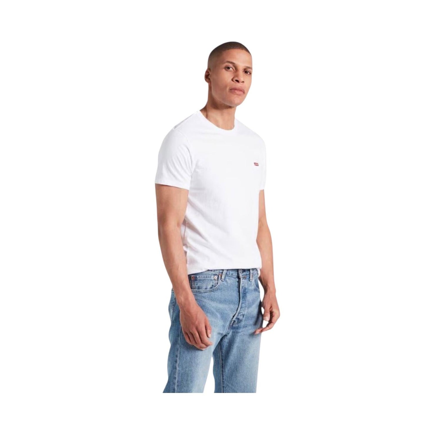 Levi's T-shirt Uomo Original Little Logo 566050000 Bianco