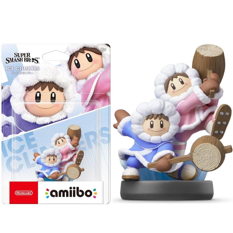 AMIIBO SUPER SMASH BROS COLLECTION (ICE CLIMBERS No68) NINTENDO FIGURE STATUETTA