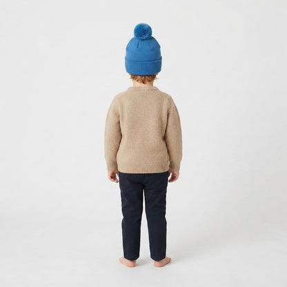Champion Beanie Cap 806452 BS230 Berretto con Pompon Unisex Azzurro
