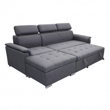 Divano componibile design moderno con chaise longue