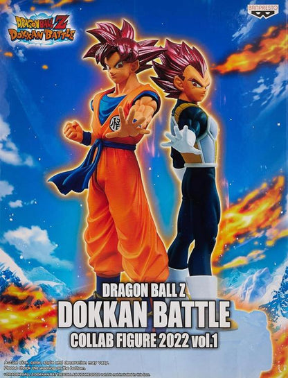 BANPRESTO DRAGON BALL Z DOKKAN BATTLE (GOKU SUPER SAIYAN GOTT ROT) VOL.1 BANDAI