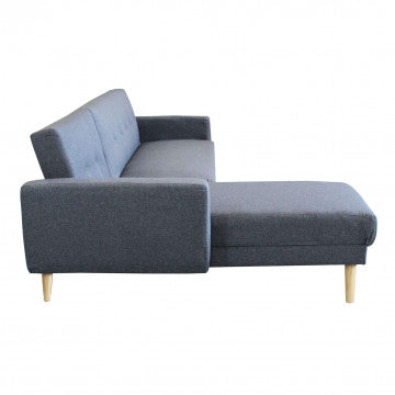 Modernes Schlafsofa mit Metall- und Holzgestell