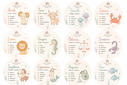 Card Segno Zodiacale