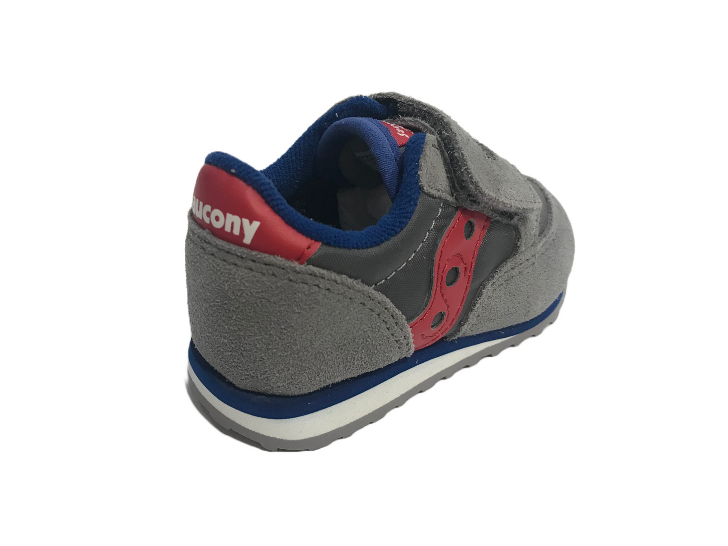 Saucony Originals Jazz Baby HL SL259641 Sneakers Strappo Bambino Grigio Rosso