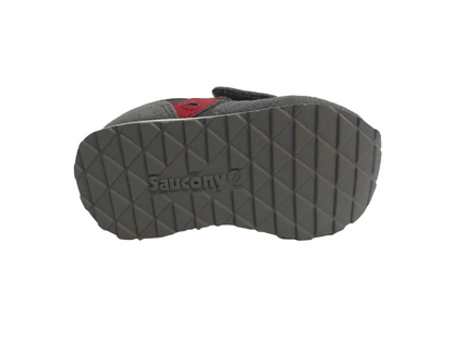 Saucony Originals Jazz Baby HL SL259641 Sneakers Strappo Bambino Grigio Rosso