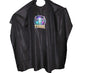 Taurus Black Cutaway Cape with Logo Button Fastening
