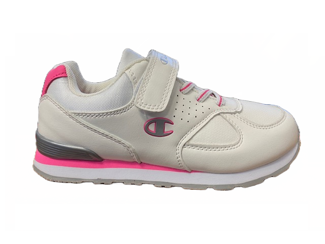 Champion scarpa da bambina con strappo Low Cut Shoe Erin S31409-F19-WW007 bianco