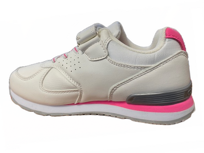 Champion scarpa da bambina con strappo Low Cut Shoe Erin S31409-F19-WW007 bianco