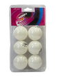 Effea 3-star Table Tennis Ball 40mm Diameter Pack of 6 White Balls