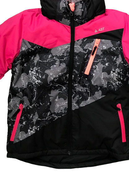 Astrolabio tuta da sci da junior Y17M TC09 3C BCK fucsia-nero