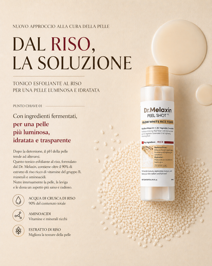 DR.MELAXIN PEEL SHOT GLOW WHITE RICE TONER