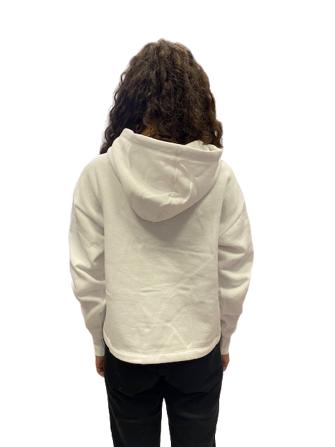 Champion Felpa con Cappuccio in cotone felpato 115389 WW001 WHT white